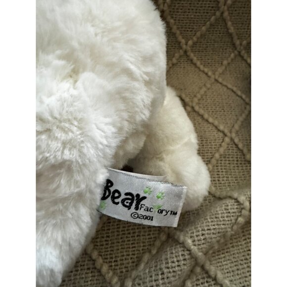 The Bear Factory Snowman Plush White Stuffed Soft Cuddly Vintage 2001 - Picture 4 of 7